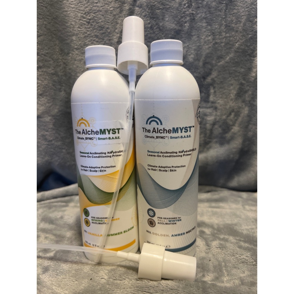 The AlcheMYST Hair Primer Set 12oz No1 No2 Leave-On Conditioner‎ Hydration